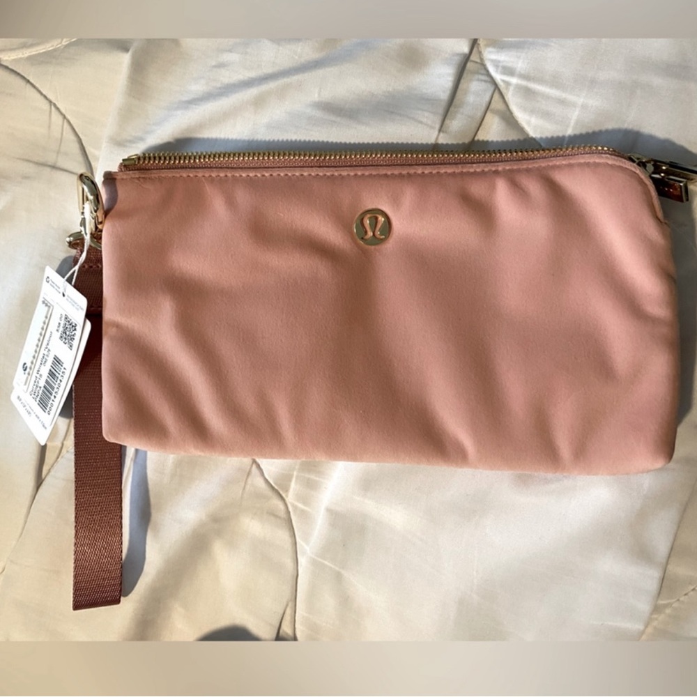 Pink LuluLemon Wristlet